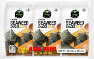 Crispy Seaweet snacks (Sesame)3x5g/ Bibigo Korea-