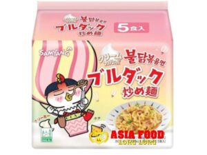 Buldak Cream Carbonara (Spicy Ramen Epice )5x 140g/ Samyang - Korea
